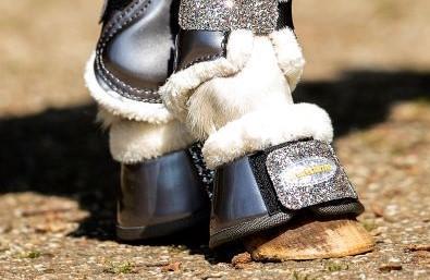 229 Show-time Gold Rush Pataharang small size navy blue 3XS Horse foot protection