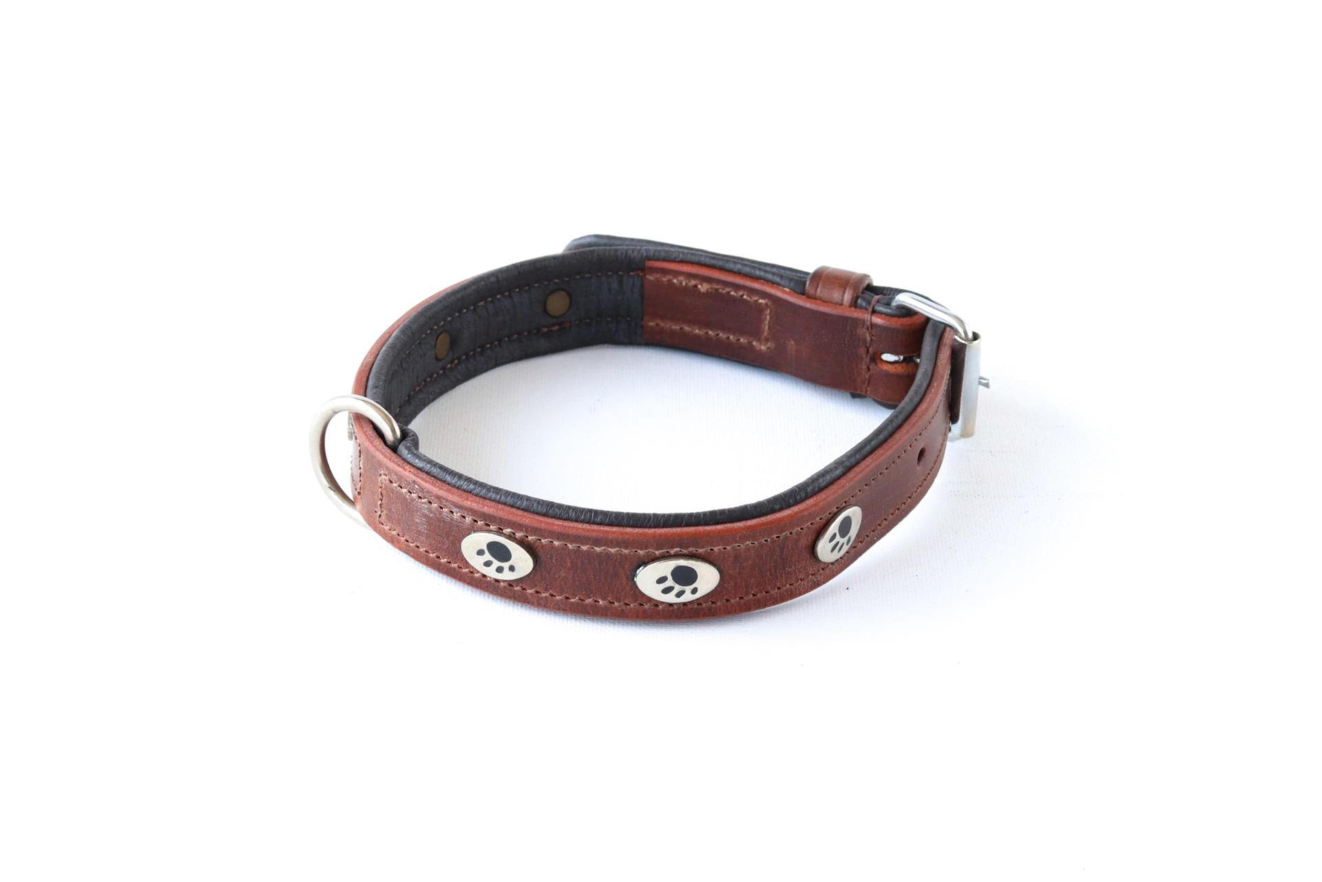 7006 Dog collar with paws