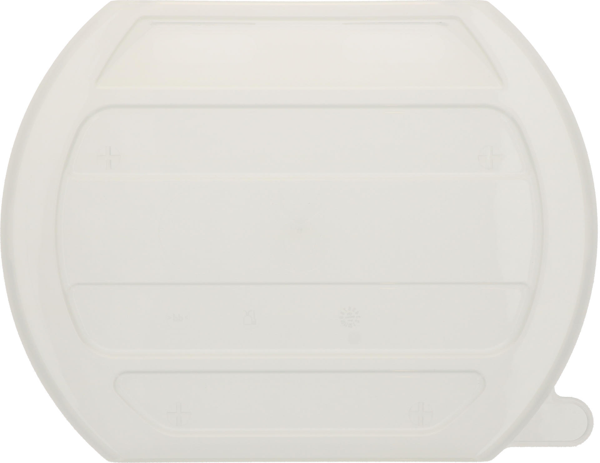 Plastic lid for calf feeding bucket cattle rearing