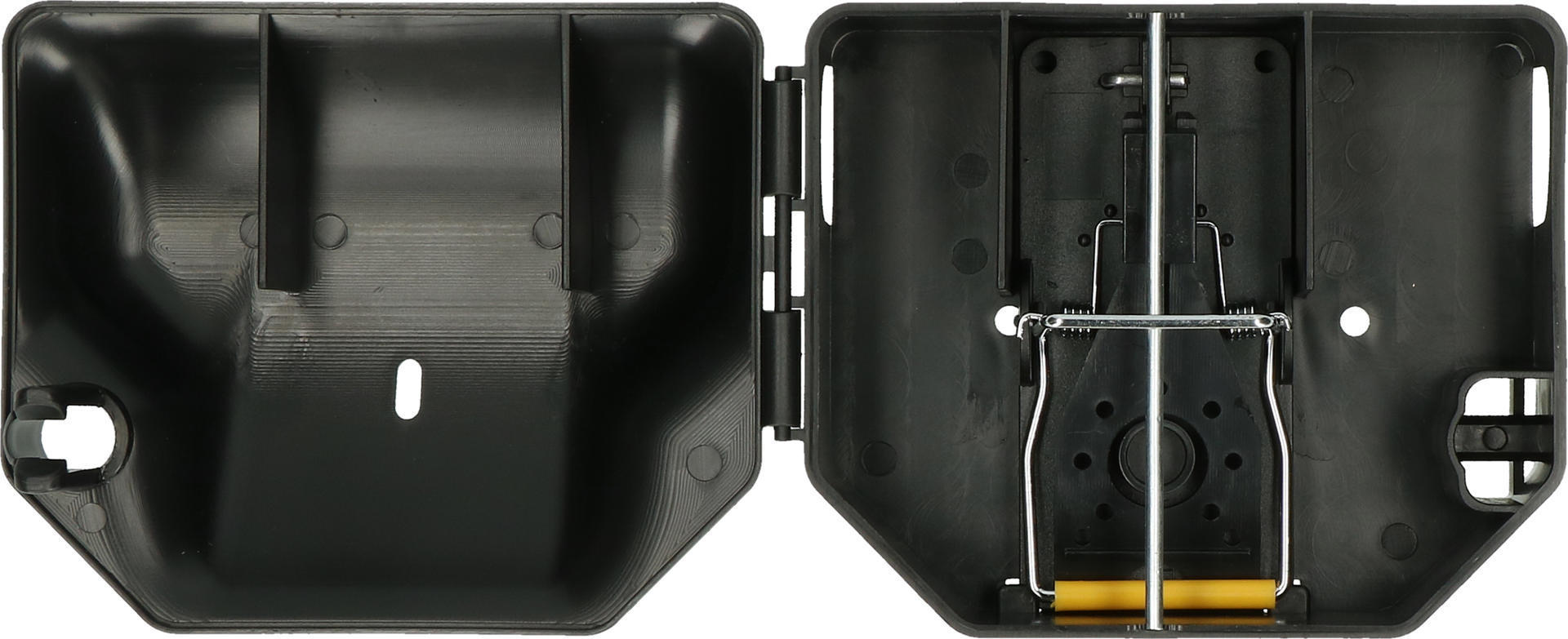 mouse bait box with trap with key shed for livestock pest control traps