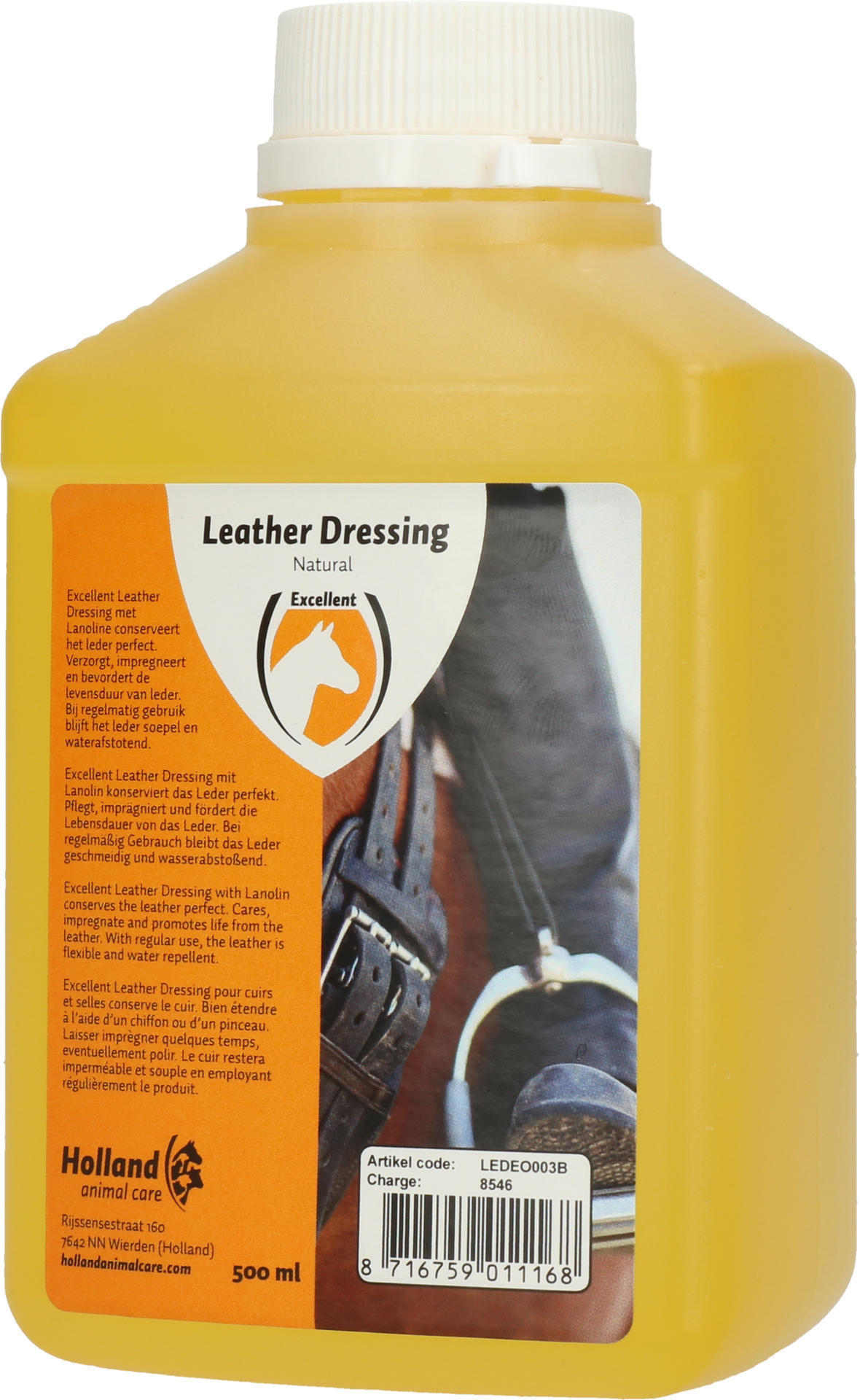 Natur leather and saddle oil 500 ml