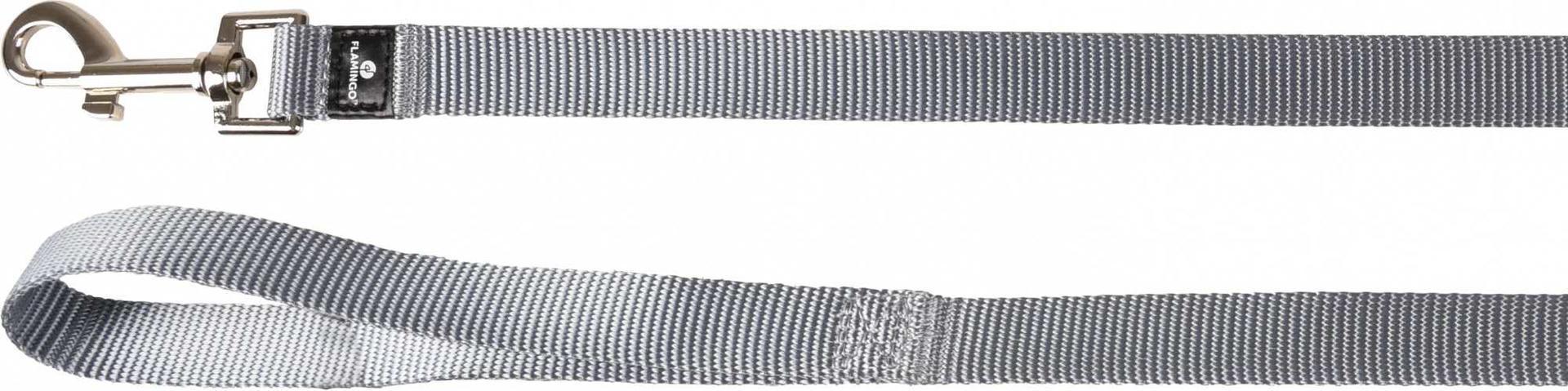 Dog leash ziggi grey 2x130 cm base