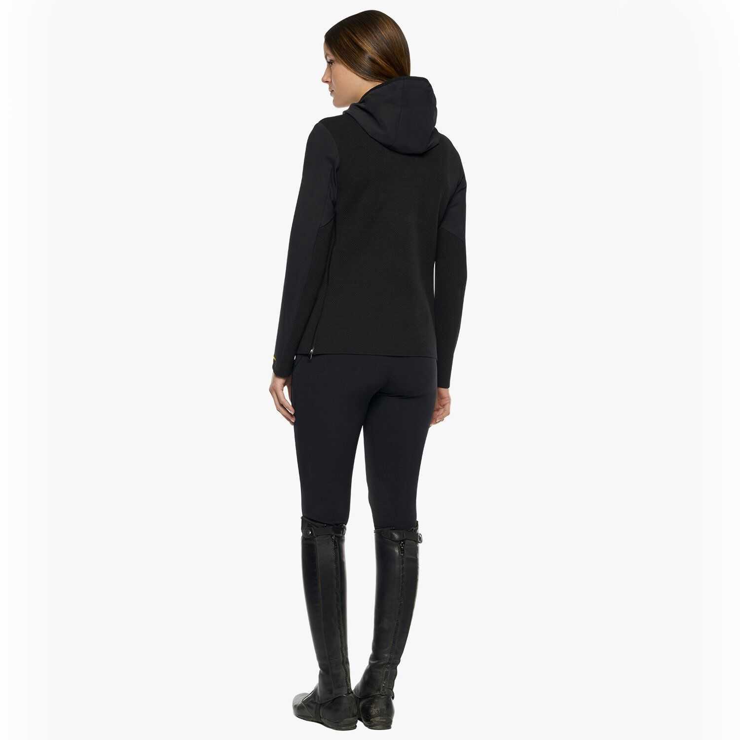 R-Evo + Tech Knit woman riding softshell jacket