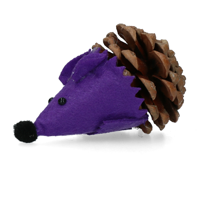 Mouse purple cat toy