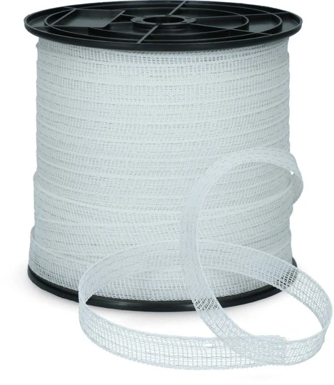 Fence tape 200 m white 20 mm / 4 wires / livestock electric fence