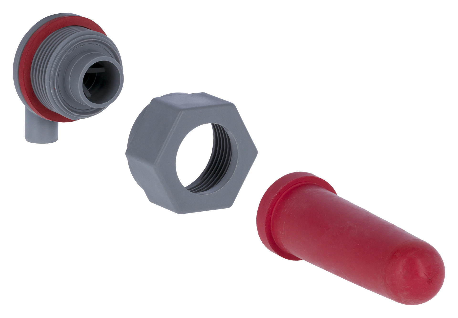 Calf feeding bucket teat with separate lock, standard, cattle calf rearing