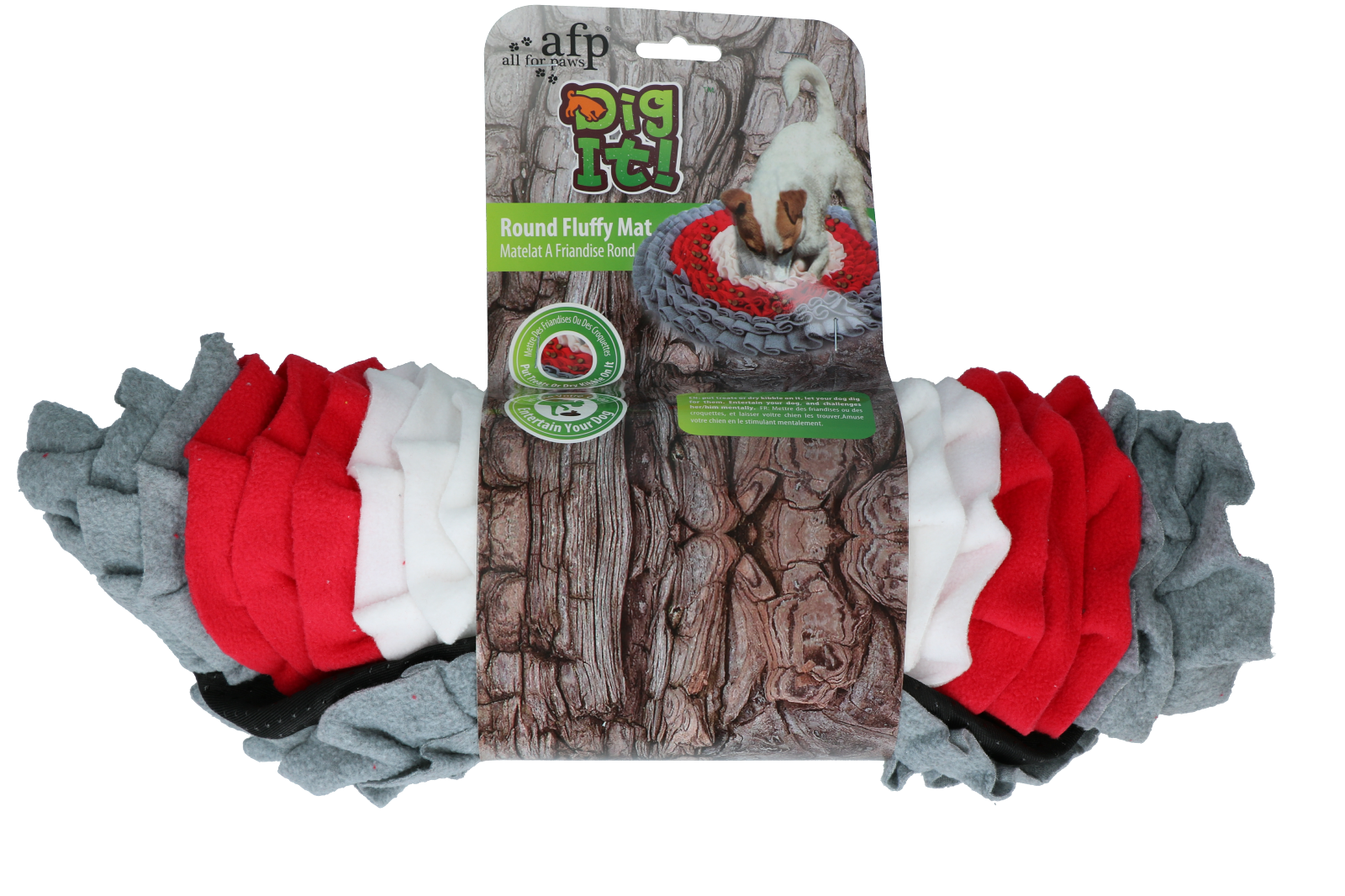 Dig it Fluffy dog rug