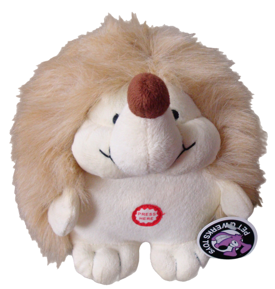 17,5 cm plush dog toy hedgehog