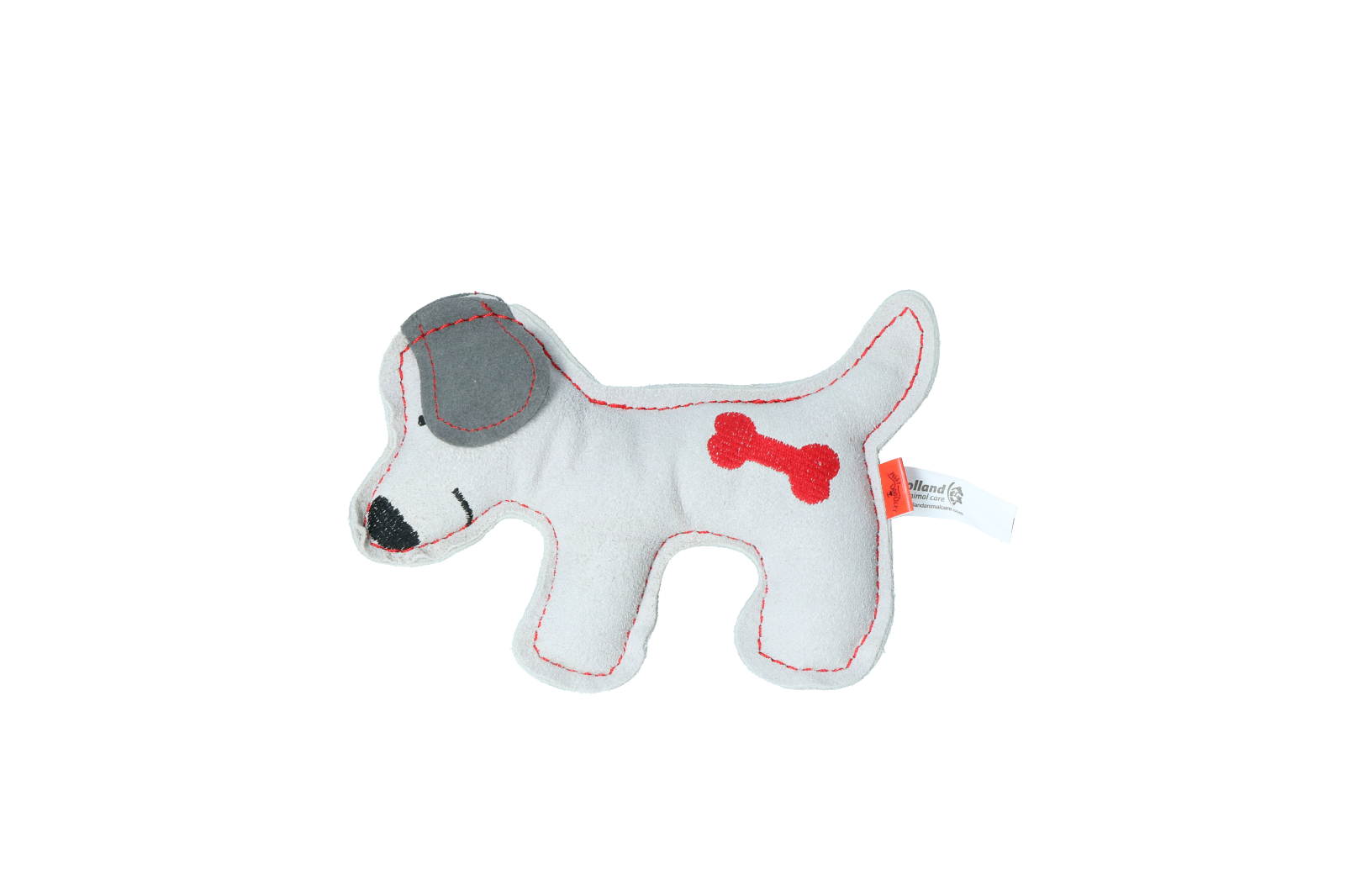 Doggy Doodles puppy dog light grey plush dog toy