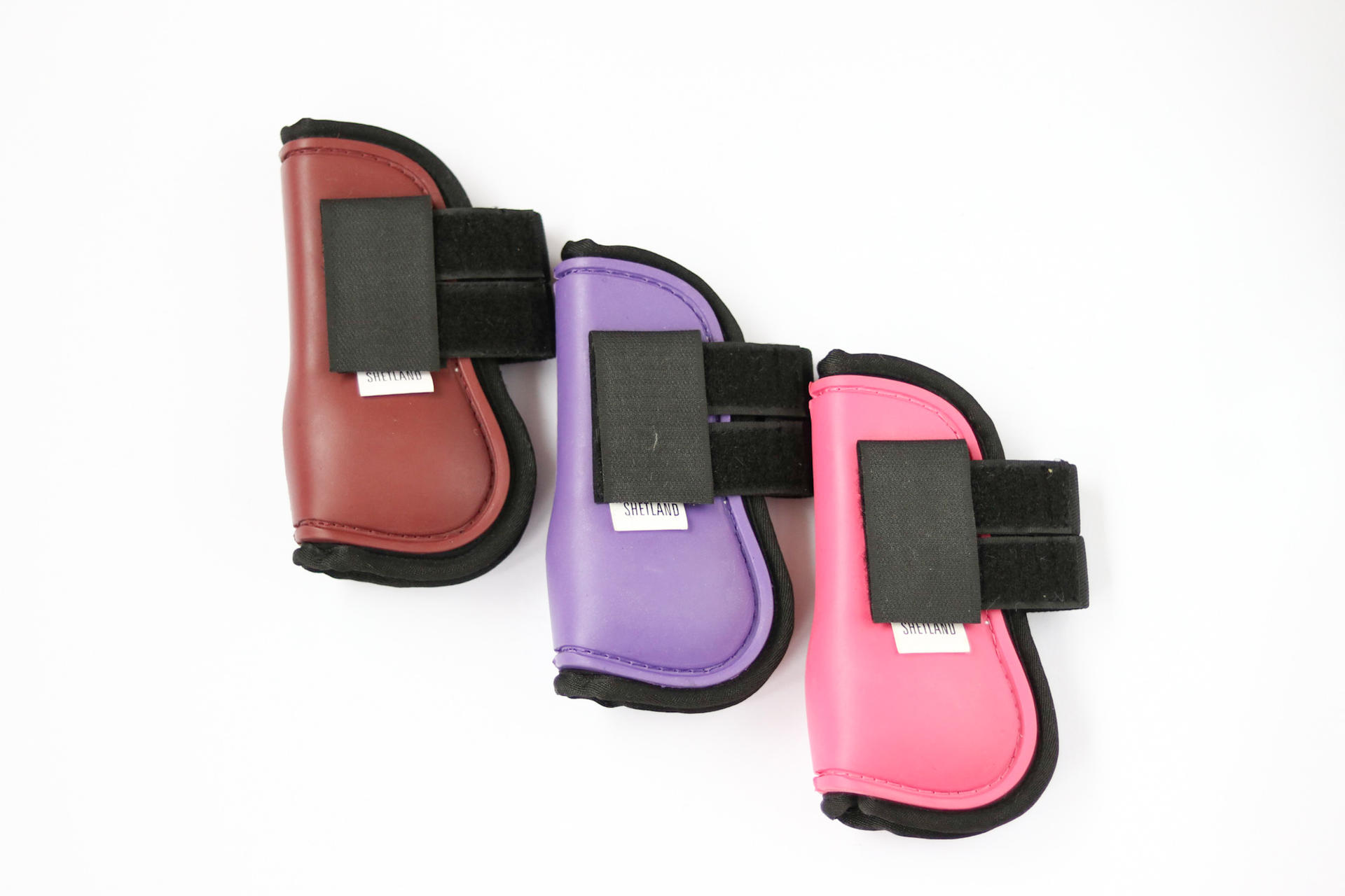 11114 Tendon protection boots shetland orange horse foot protection