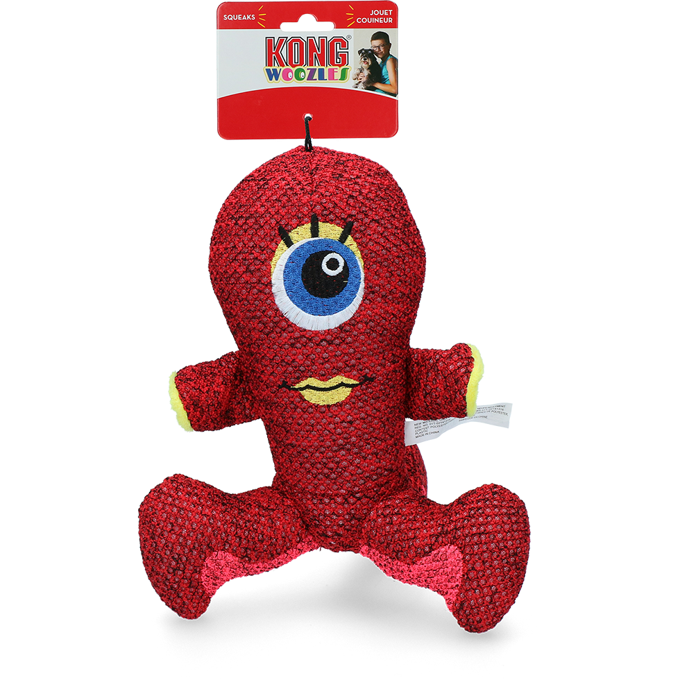 Woozles red M EU dog toy