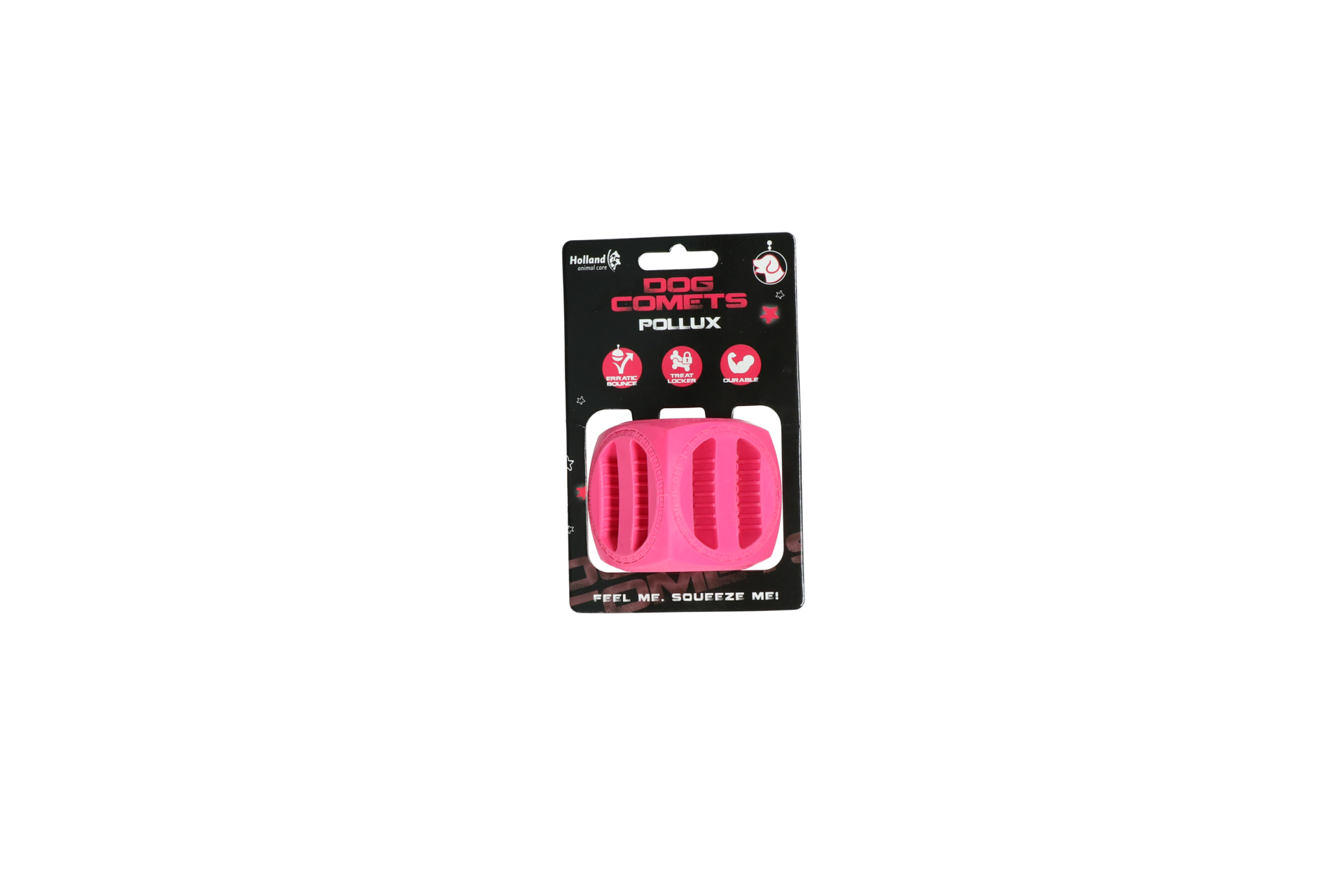 Pollux dice pink dog toy