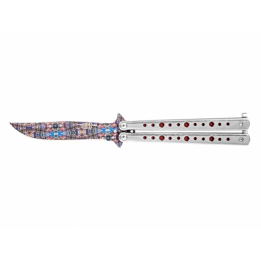 JKR646 Damascus butterfly knife