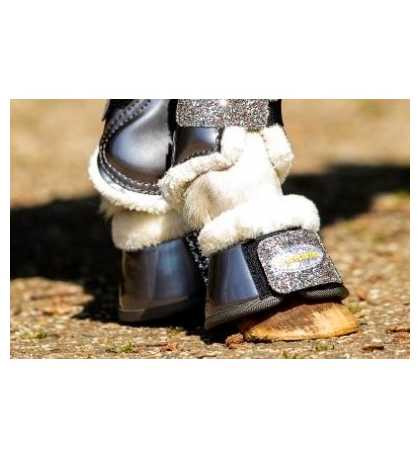 229A Show-time Gold Rush hoofbeat small size burgundy red XS Horse foot protection