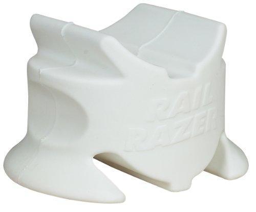 Jumping block white dog toy