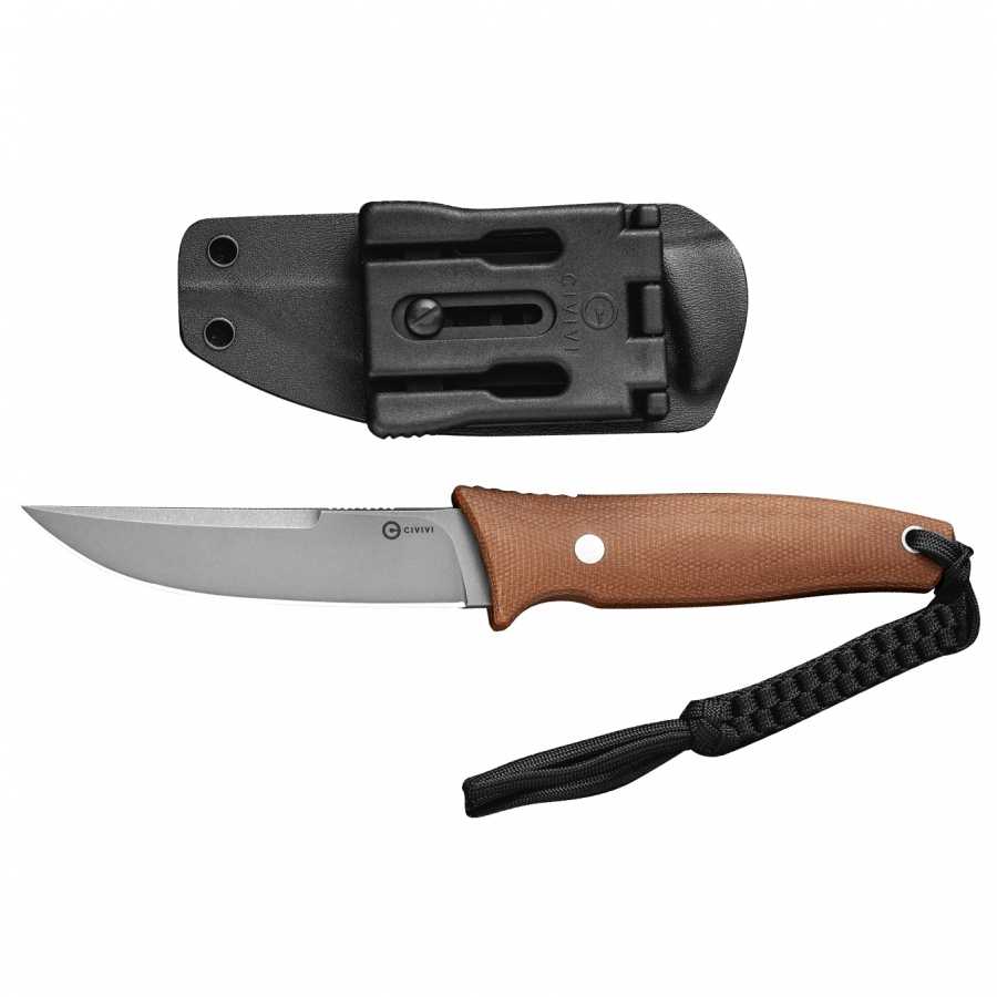 Tamashii fixed blade knife C19046-5 brown