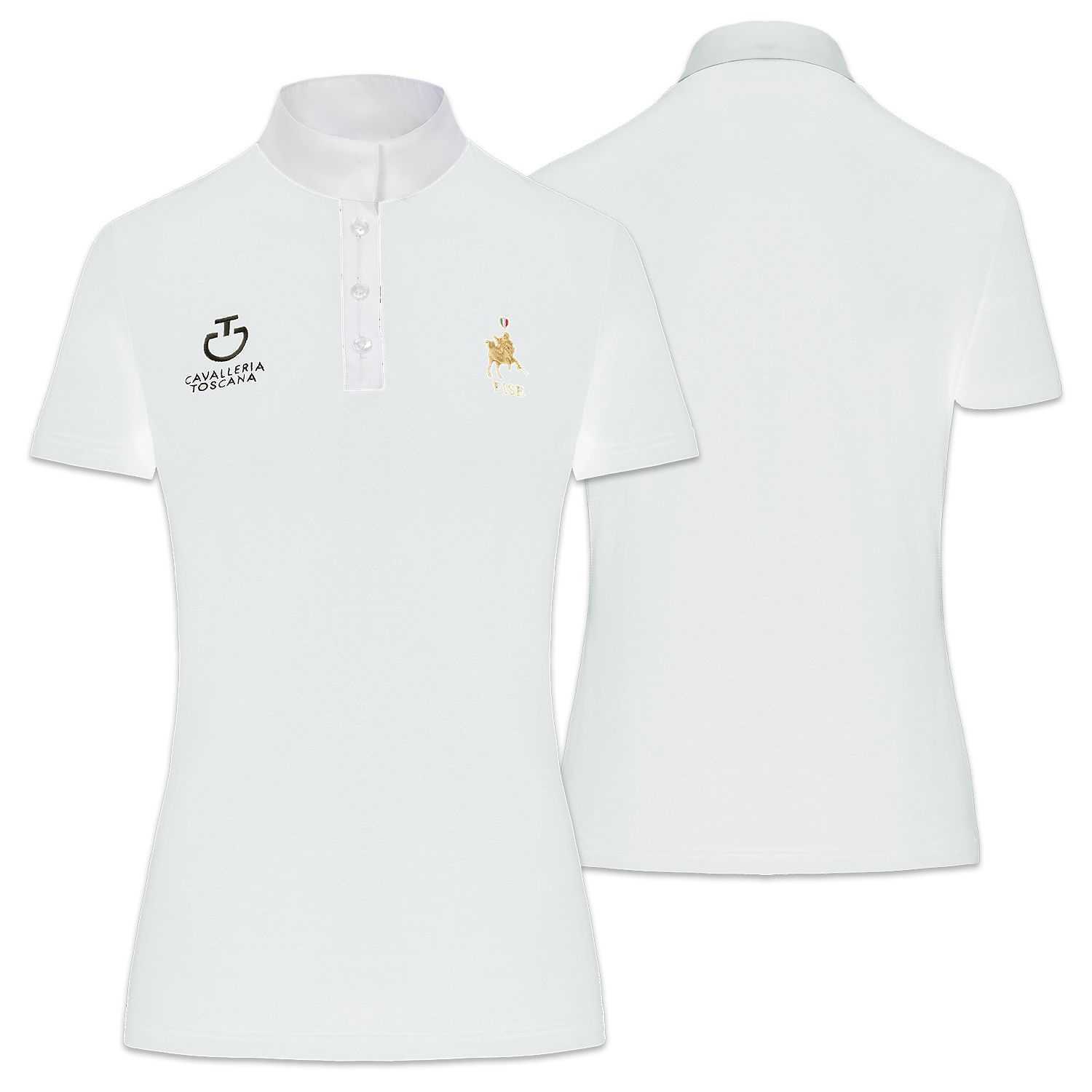 C T x FISE Women's  rider polo shirt