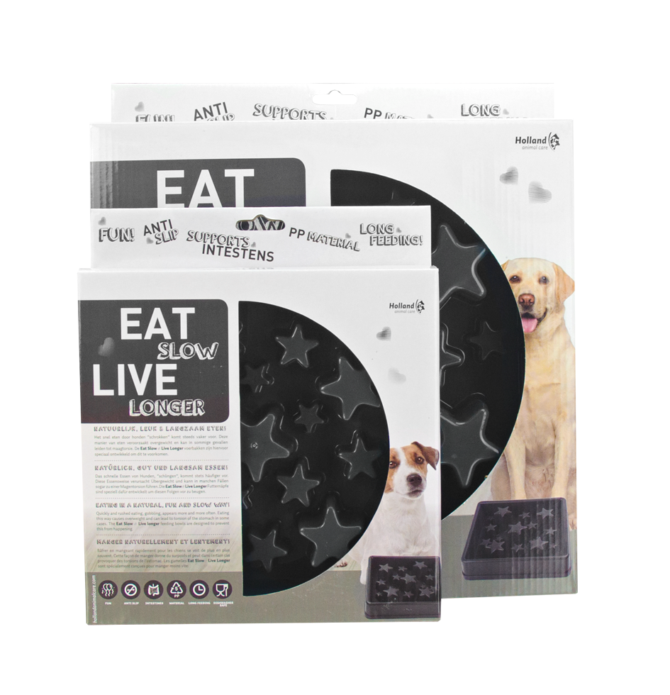 Star shaped feeding bowl for dogs