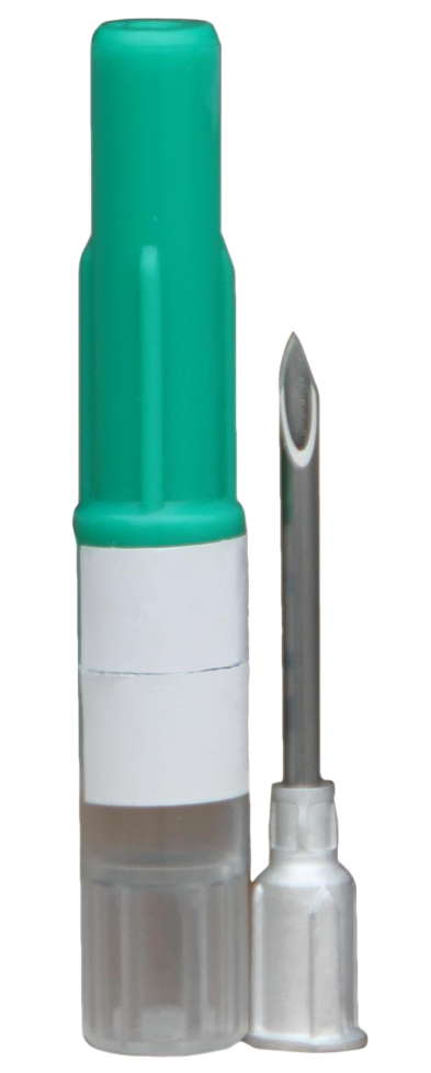 Aluminium needle LL 200x38 14Gx1,5, cattle needle