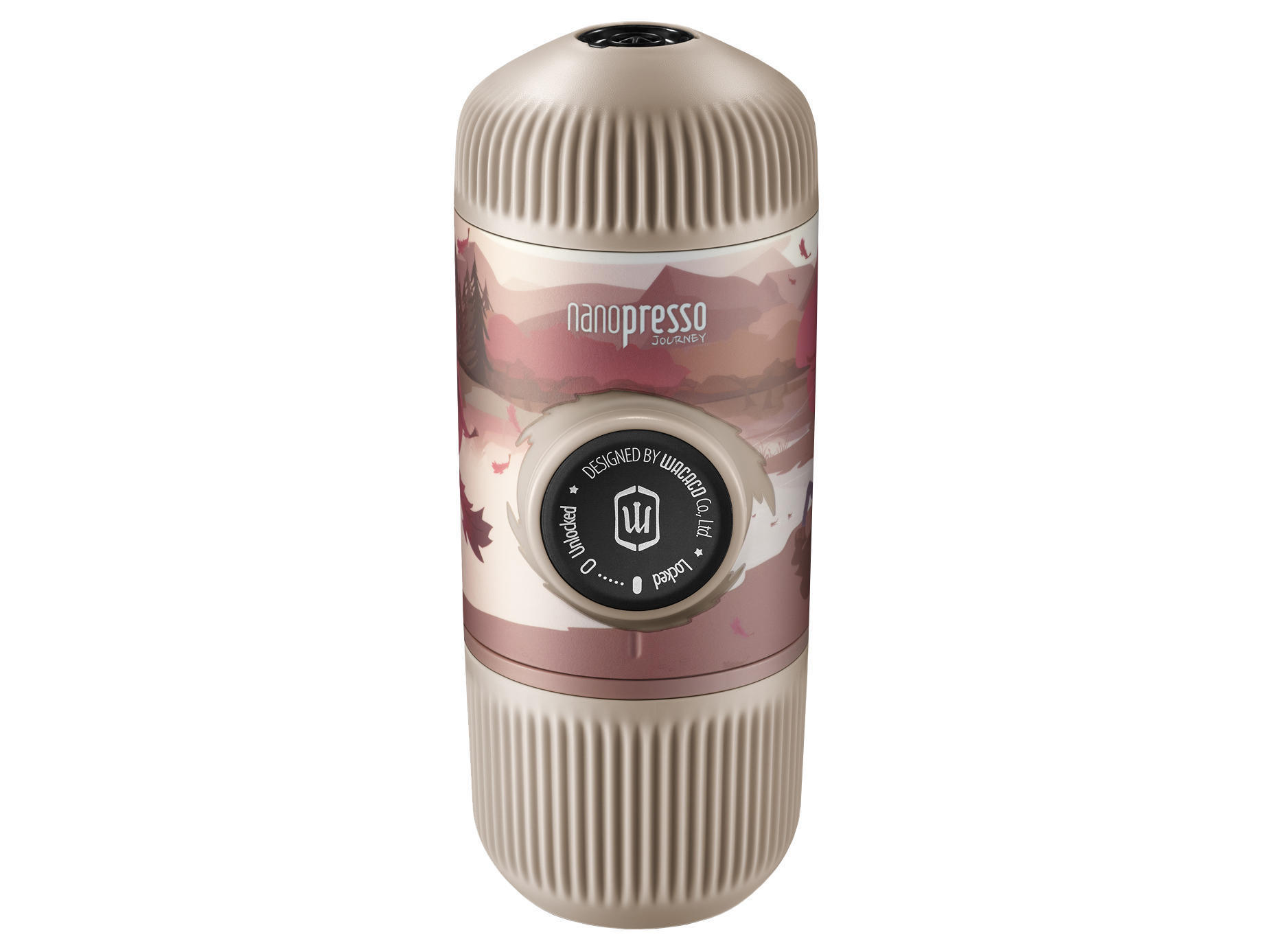 Nanopresso Fall Break travel coffee maker with case
