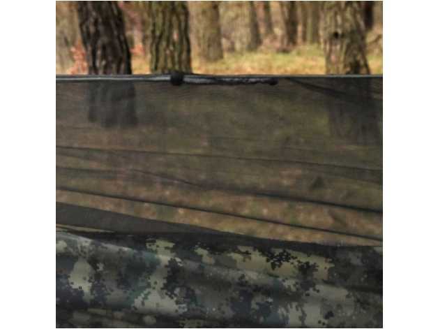 Dragonfly V2 long hammock with camo mosquito net